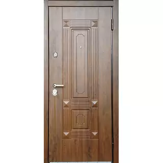 Парадная дверь для квартиры коричневого оттенка Парадная дверь для квартиры коричневого оттенка